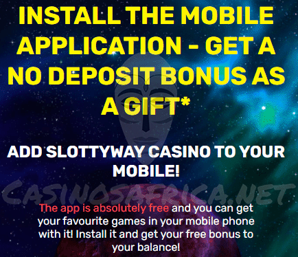 Slottyway Casino mobile app