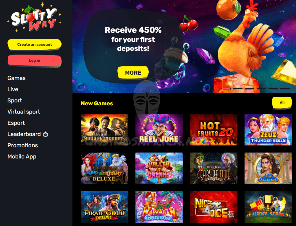 Official Slottyway Casino site