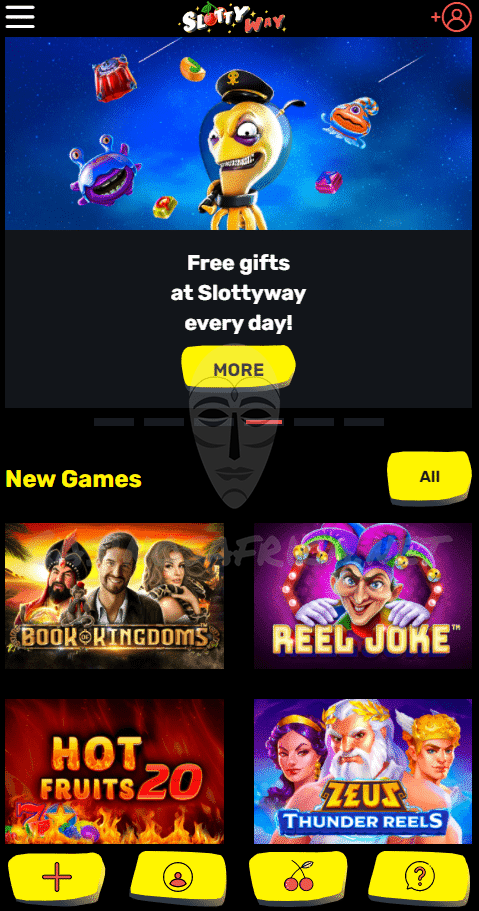 Slottyway Casino mobile games
