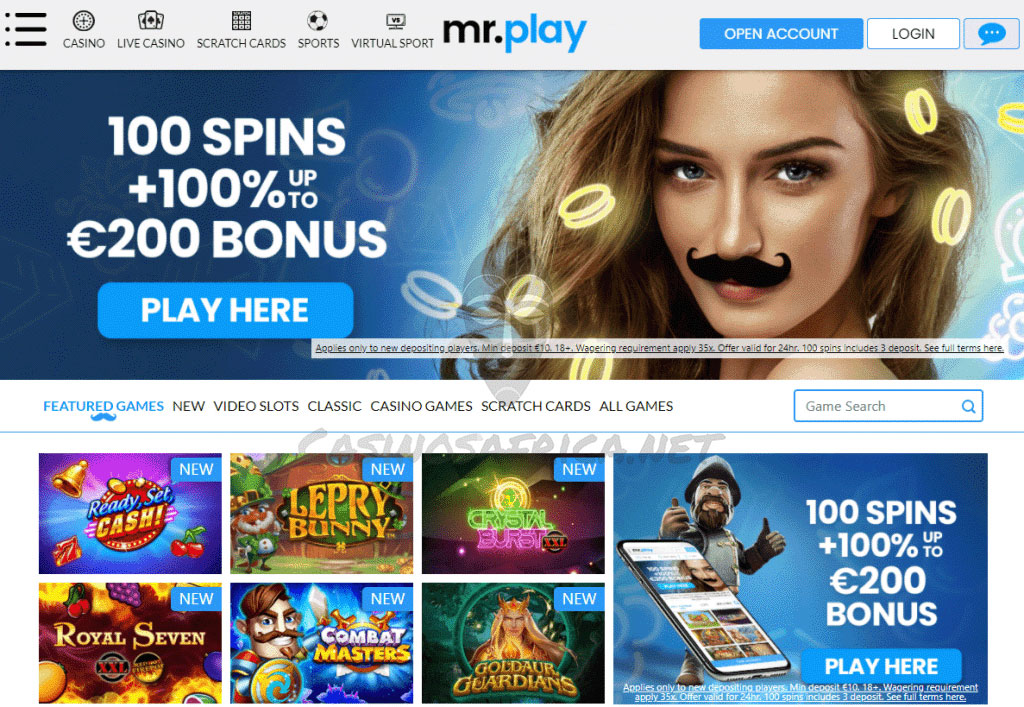 The official site of Mr Play Casino