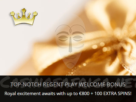 Casino bonuses at Regent Play