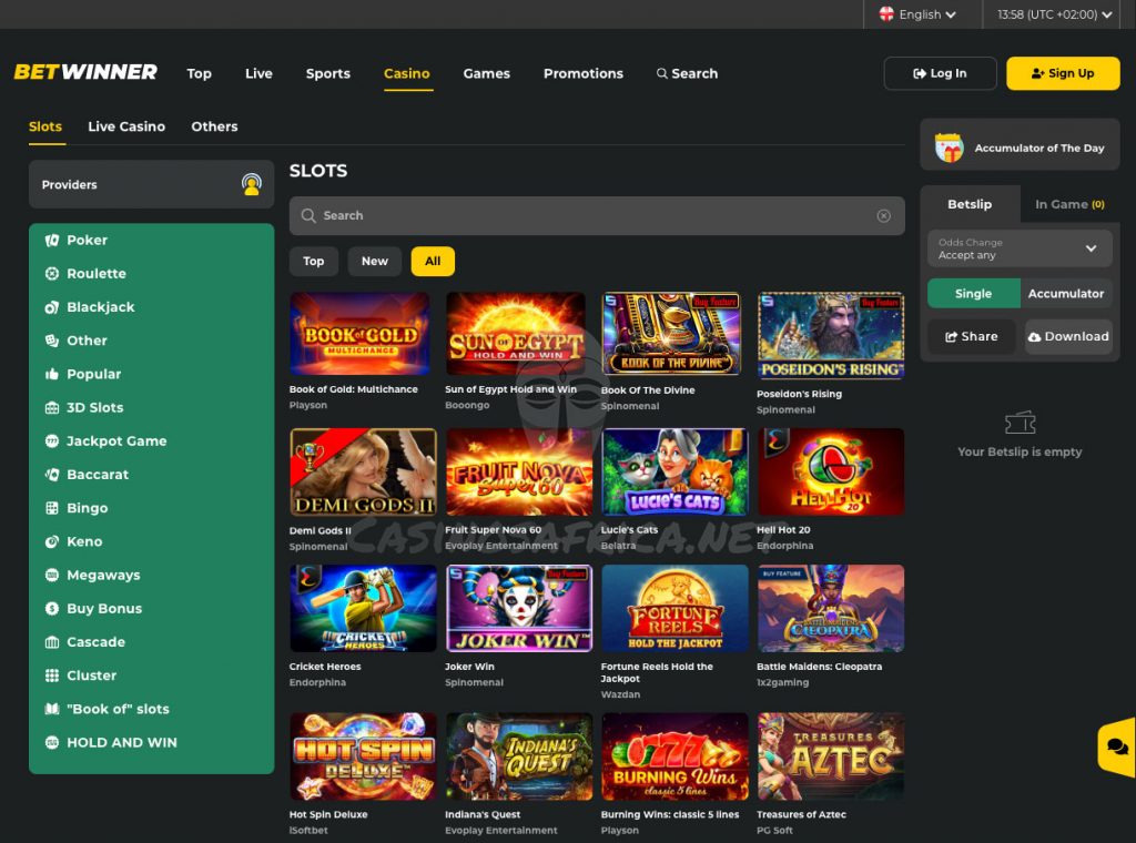 Betwinner Casino official website